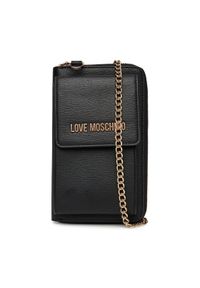 Love Moschino - LOVE MOSCHINO Torebka JC5701PP1MLD0000 Czarny. Kolor: czarny. Materiał: skórzane