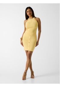 Guess Sweter 181286 Żółty Classic Fit. Kolor: żółty #3