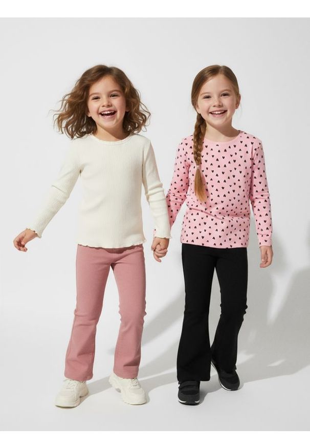 Sinsay - Spodnie dzwony 2 pack - wielobarwny