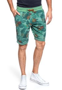 Mustang - SPODENKI MUSTANG Jim Sweat Shorts Summer Floral 1009733 11686. Materiał: dresówka