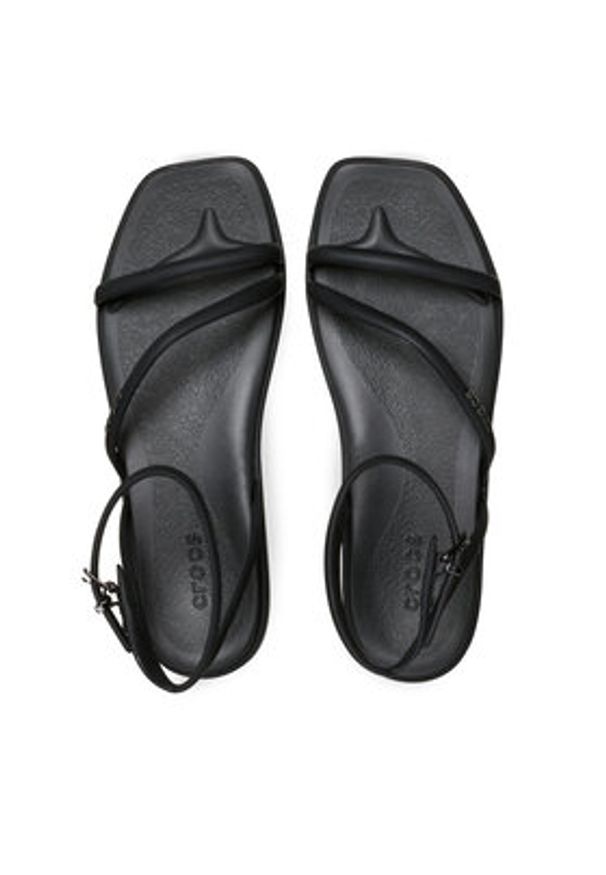 Crocs Sandały Miami Ankle Strap Sandal 212256 Czarny. Kolor: czarny