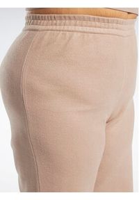 Reebok Spodnie dresowe Reebok Classics Reverse Fleece Wide Leg Joggers (Plus Size) IB4453 Brązowy. Kolekcja: plus size. Kolor: brązowy. Materiał: bawełna #5