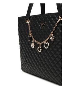 Guess Torebka Everlee HWEG86 79250 Czarny. Kolor: czarny. Materiał: skórzane