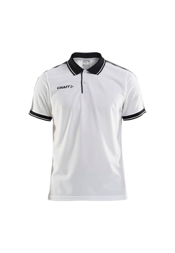 Polo Craft pro control. Typ kołnierza: polo. Kolor: biały. Materiał: poliester. Styl: sportowy, elegancki