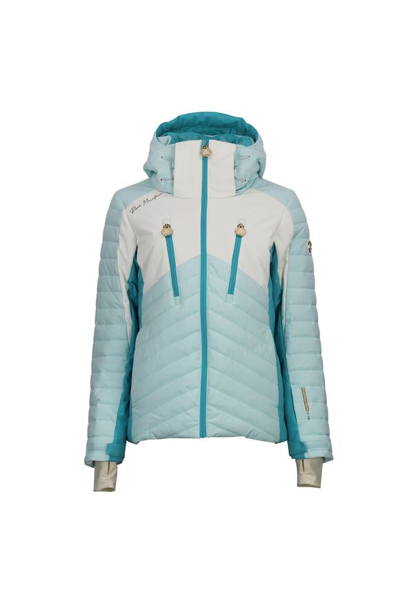 PEAK MOUNTAIN - Damska kurtka wodoodporna Peak Mountain Archarme. Kolor: niebieski. Sezon: zima. Sport: narciarstwo