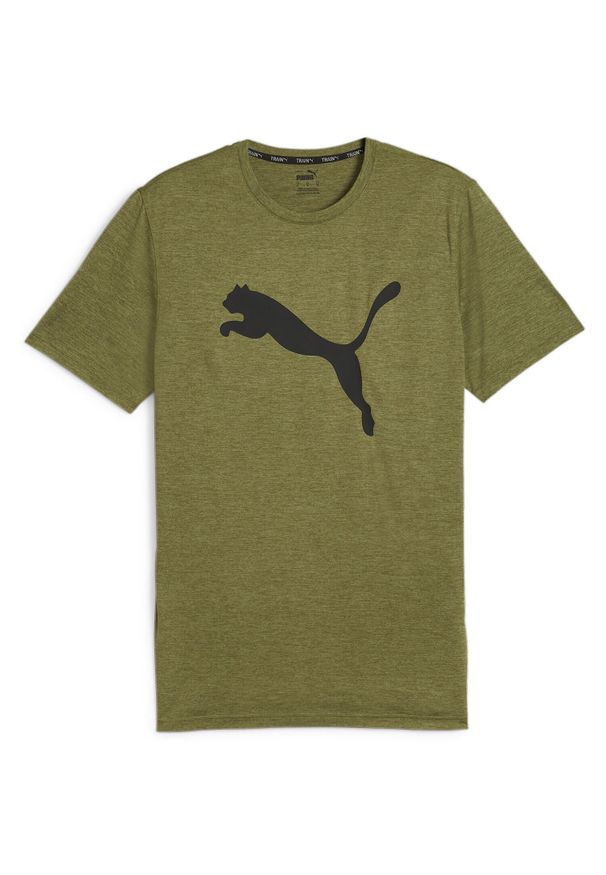 Puma Koszulka Train Fav Heather Cat 52235299. Kolor: zielony. Sport: fitness