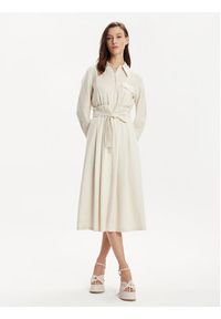 MAX&Co. Sukienka koszulowa Armilla 2416221032200 Beżowy Regular Fit. Kolor: beżowy. Materiał: wiskoza. Typ sukienki: koszulowe #4