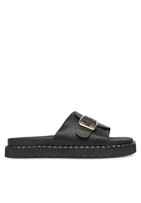 MEXX Klapki MX/019C-HY Czarny. Kolor: czarny. Materiał: skóra