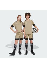 Adidas - Szorty Squadra 25 Kids. Kolor: wielokolorowy, czarny, brązowy, czerwony, zielony. Materiał: materiał