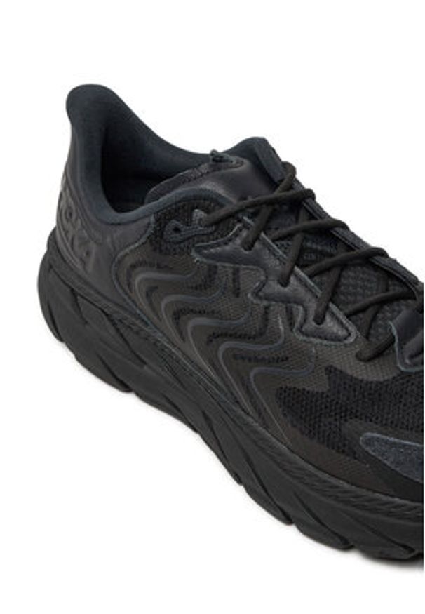 HOKA - Hoka Sneakersy Clifton LS 1141550 Czarny. Kolor: czarny. Materiał: zamsz, skóra