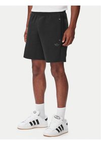 Adidas - adidas Szorty sportowe Spacer Teamgeist 26 Cutline KQ8981 Czarny Regular Fit. Okazja: na spacer. Kolor: czarny. Materiał: bawełna. Styl: sportowy #1