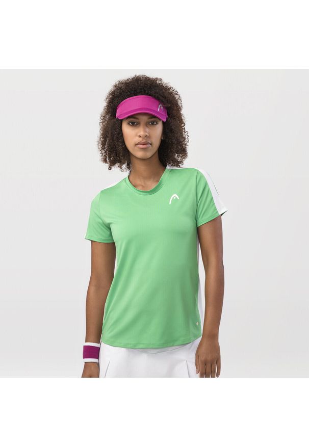 Head - T-Shirt damski TIE-BREAK. Kolor: zielony. Sport: tenis