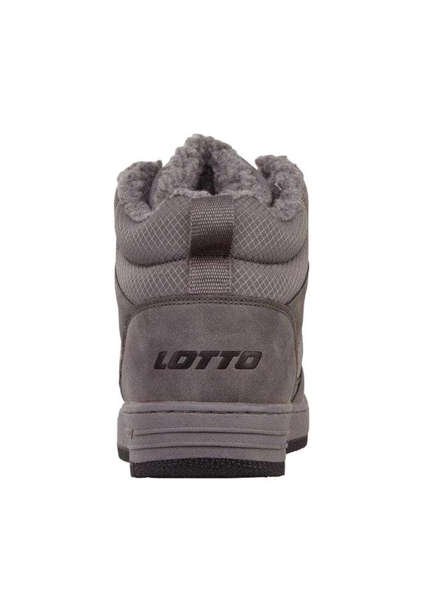 LOTTO - Buty Treningowe Unisex Dla Dorosłych Prehna Z Wykończeniem Ze Sztucznego Futra. Kolor: szary. Materiał: futro. Sport: turystyka piesza