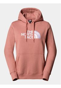 The North Face Bluza Drew Peak Pull NF0A55EC Różowy Regular Fit. Kolor: różowy. Materiał: bawełna #7