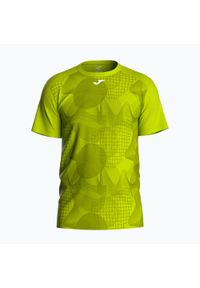 Koszulka tenisowa męska Joma Challenge. Kolor: żółty. Długość rękawa: krótki rękaw. Długość: krótkie. Sport: tenis