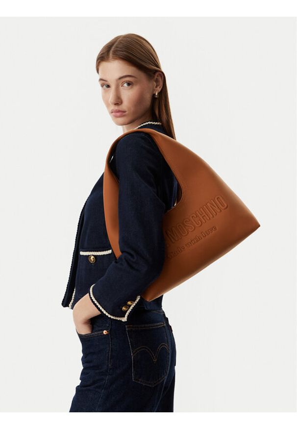 Love Moschino - LOVE MOSCHINO Torebka JC4047PP0OLE0200 Brązowy. Kolor: brązowy. Materiał: skórzane