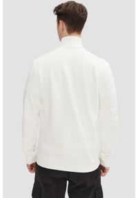 Aeronautica Militare - AERONAUTICA MILITARE Biała bawełniana męska bluza, Rozmiar M. Okazja: na co dzień. Kolor: biały. Materiał: bawełna. Styl: casual #4