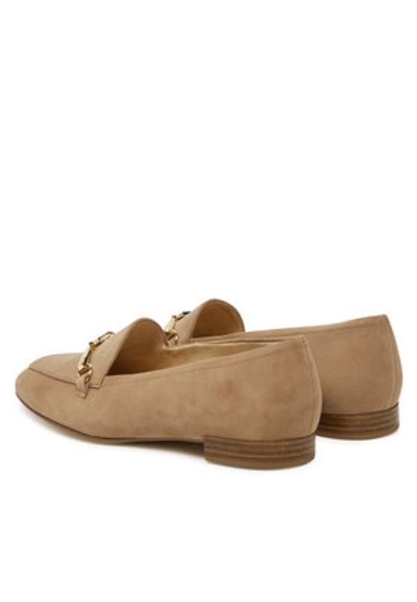 HÖGL Loafersy Close 0-171762 Beżowy. Kolor: beżowy. Materiał: skóra, zamsz