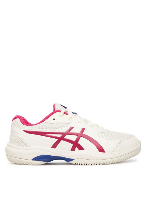 Asics Buty do tenisa Gel-Game Gs 1044A083 Szary. Kolor: szary. Materiał: skóra. Sport: tenis