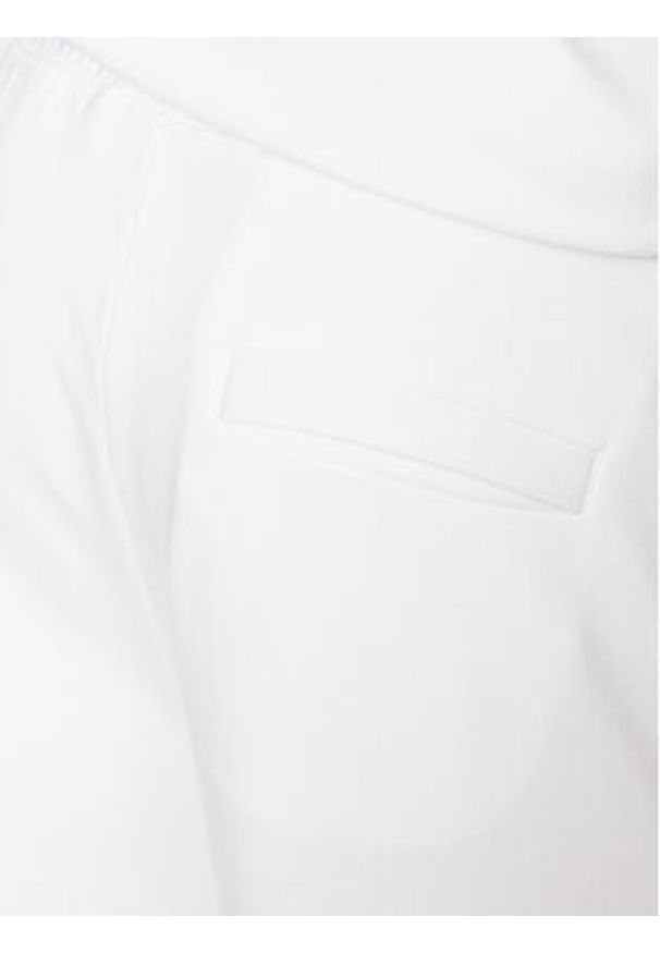 Hugo Spodnie dresowe Drasillia 50486457 Biały Relaxed Fit. Kolor: biały. Materiał: bawełna, dresówka