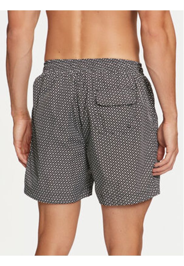 BOSS - Boss Szorty kąpielowe Ciro 50518986 Czarny Regular Fit. Kolor: czarny. Materiał: syntetyk