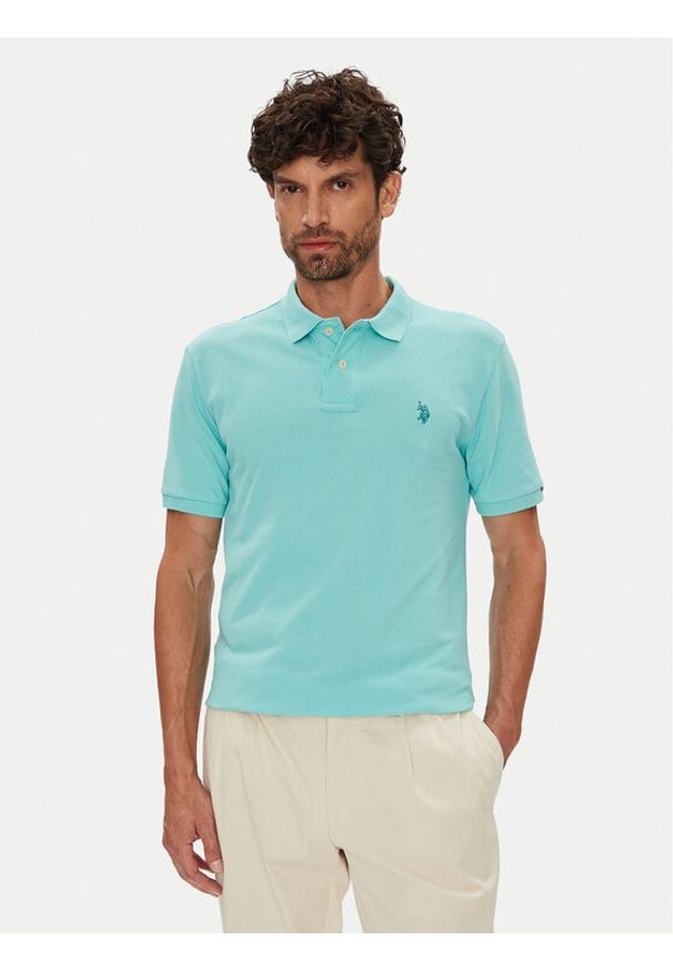 U.S. Polo Assn. Polo MUP3312 Niebieski Regular Fit. Typ kołnierza: polo. Kolor: niebieski. Materiał: bawełna