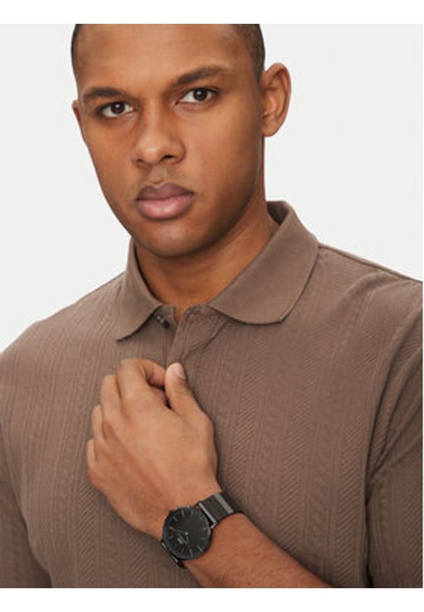 Daniel Wellington Zegarek DW00100778 Czarny. Kolor: czarny