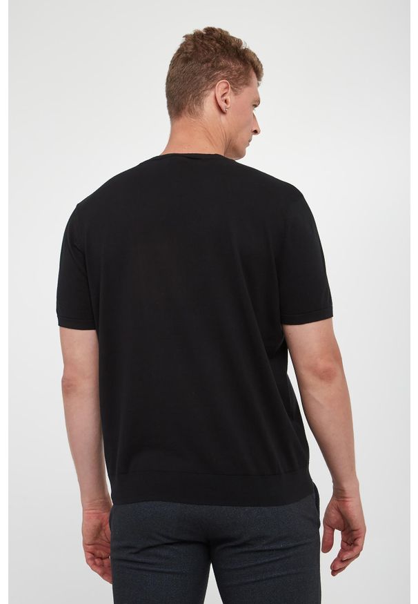Armani Exchange - T-shirt męski dzianinowy ARMANI EXCHANGE. Materiał: dzianina