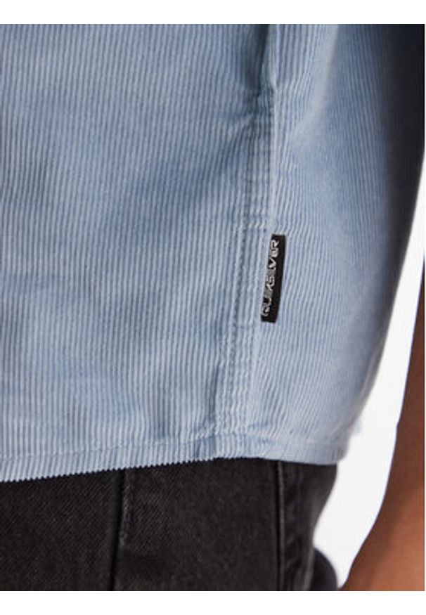Quiksilver Koszula Smoke Trail EQYWT04652 Niebieski Regular Fit. Kolor: niebieski. Materiał: bawełna