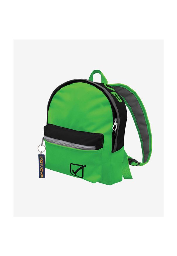 Plecak Givova University Fluo Green - czarny - trwały i przestronny. Kolor: czarny, zielony, wielokolorowy. Styl: elegancki, sportowy