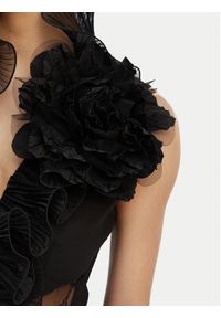 Babylon Sukienka wieczorowa EL0707 Czarny Regular Fit. Kolor: czarny. Materiał: syntetyk. Styl: wizytowy #4