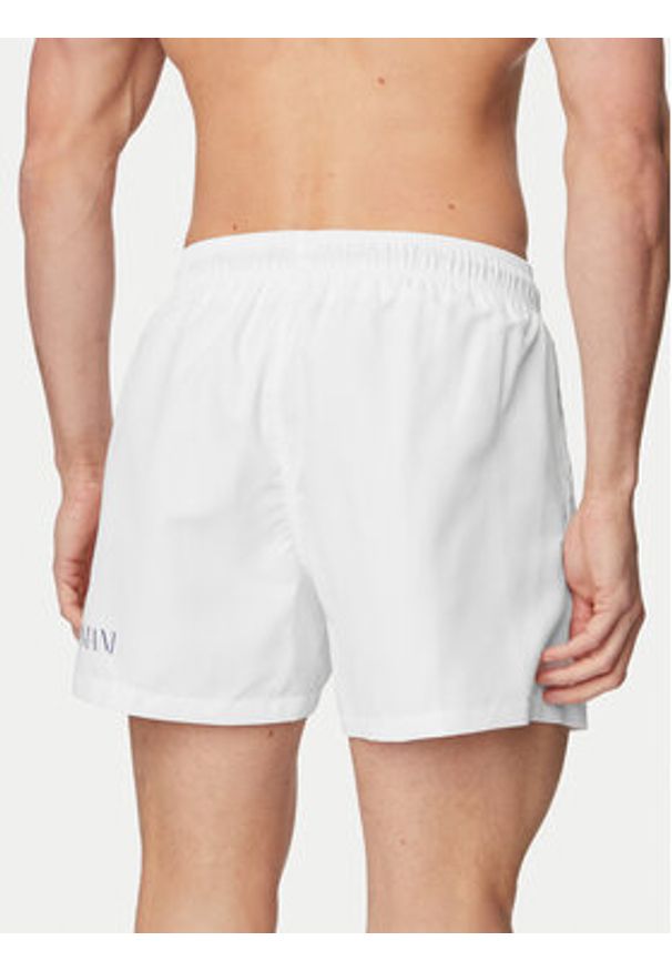 EA7 Emporio Armani Szorty kąpielowe 7M002000 AF13049 M0304 Biały Regular Fit. Kolor: biały. Materiał: syntetyk