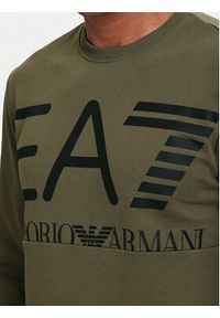 EA7 Emporio Armani Bluza 7M002201 AF27189 U7014 Zielony Regular Fit. Kolor: zielony. Materiał: bawełna #4