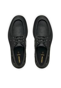 Geox Mokasyny U Spherica Ec7 U56FRB 000FF C9999 Czarny. Kolor: czarny. Materiał: skóra