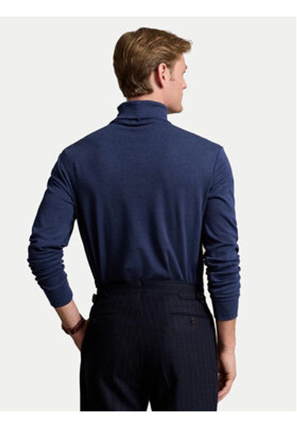 Polo Ralph Lauren Golf 710760126019 Granatowy Regular Fit. Typ kołnierza: polo, golf. Kolor: niebieski. Materiał: bawełna