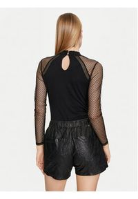 Morgan Body 241-TJULIE Czarny Slim Fit. Kolor: czarny. Materiał: wiskoza #6