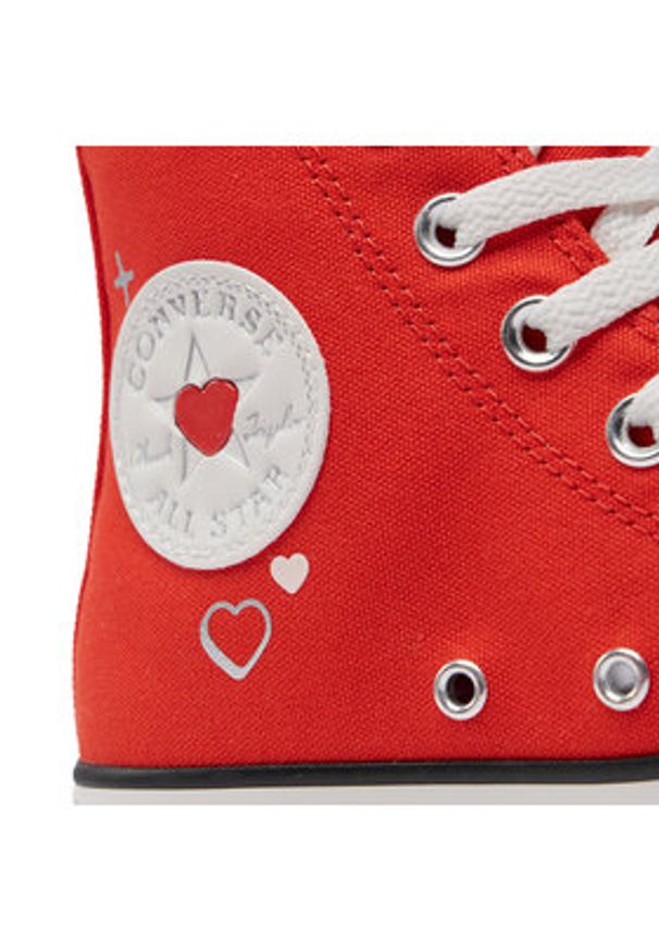 Converse Trampki Chuck Taylor All Star Y2K Heart A09117C Czerwony. Kolor: czerwony. Materiał: materiał