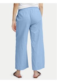 Fransa Spodnie materiałowe 20614576 Niebieski Relaxed Fit. Kolor: niebieski. Materiał: bawełna #5