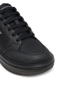 Emporio Armani Sneakersy EM003666 AF19532 MC105 Czarny. Kolor: czarny. Materiał: skóra #4