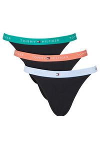 TOMMY HILFIGER - Tommy Hilfiger Komplet stringów UW0UW06518 Czarny. Kolor: czarny. Materiał: bawełna #2