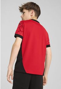 Puma - Koszulka domowa dla dzieci Stade Rennais 2024/25. Kolor: czerwony, wielokolorowy, czarny