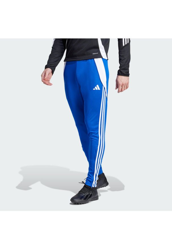 Adidas - Spodnie Tiro 24 Training. Kolor: biały, wielokolorowy, niebieski. Materiał: materiał