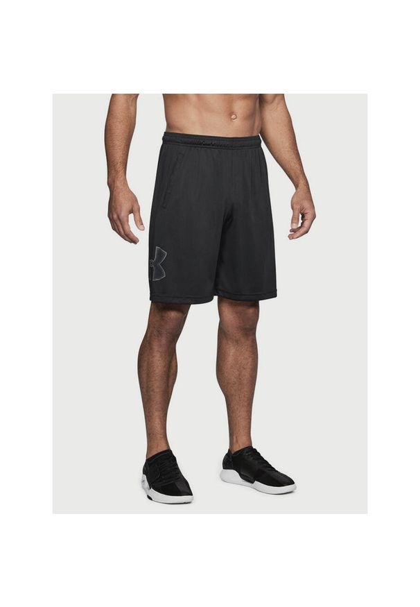 Spodenki treningowe męskie Under Armour Tech Graphic. Kolor: czarny. Sport: fitness