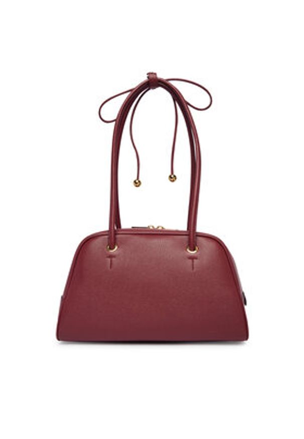 Furla Torebka Poppy M WB02109 BX4573 CN 4908S Czerwony ciemny. Kolor: czerwony. Materiał: skórzane