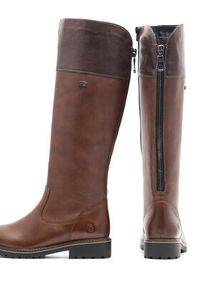 Remonte Kozaki R6581-22 Brązowy. Kolor: brązowy. Materiał: skóra #3