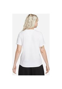 Koszulka sportowa damska Nike Nsw Club Ss. Kolor: biały. Długość rękawa: krótki rękaw. Długość: krótkie