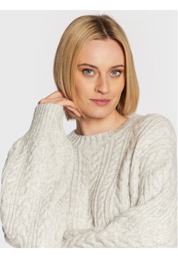 Remain Sweter Dreah RM1654 Szary Relaxed Fit. Kolor: szary. Materiał: wełna
