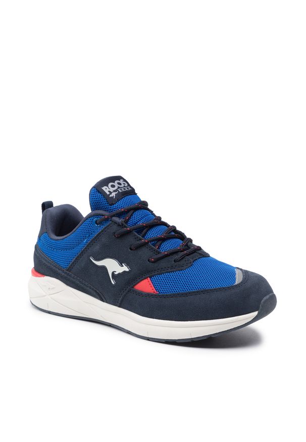 Sneakersy KangaRoos - Lites 19047 000 4275 D Royal Blue/Dk Navy. Okazja: na uczelnię, na spacer. Kolor: niebieski. Materiał: zamsz, materiał, skóra. Szerokość cholewki: normalna