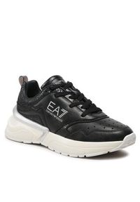 EA7 Emporio Armani Sneakersy X7X007 XK310 R665 Czarny. Kolor: czarny. Materiał: skóra