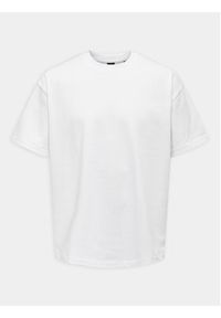 Only & Sons T-Shirt Millenium 22027787 Biały Oversize. Kolor: biały. Materiał: bawełna #7